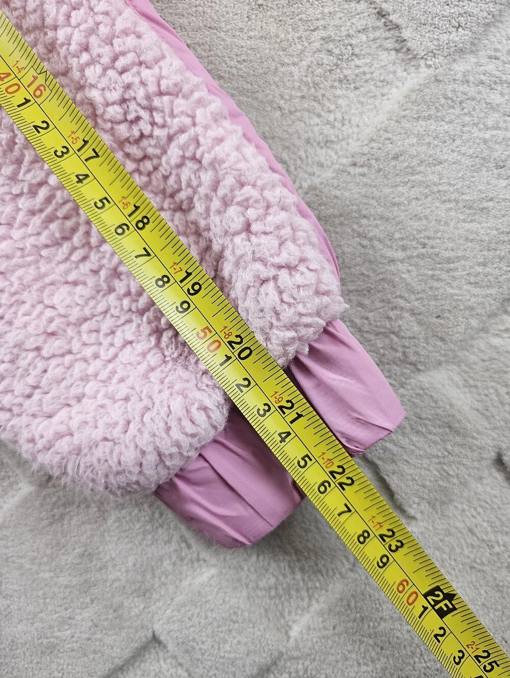 UGG Pink Sherpa Pullover Sweater Womens Extra Small Pink with Pocket